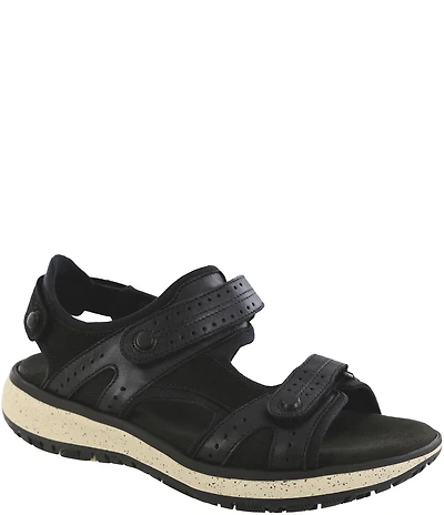 SAS Embark Leather Heel Strap Speckled Sport Sandals