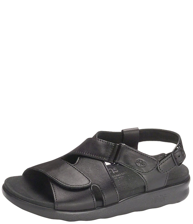 SAS Huggy Leather Sandals