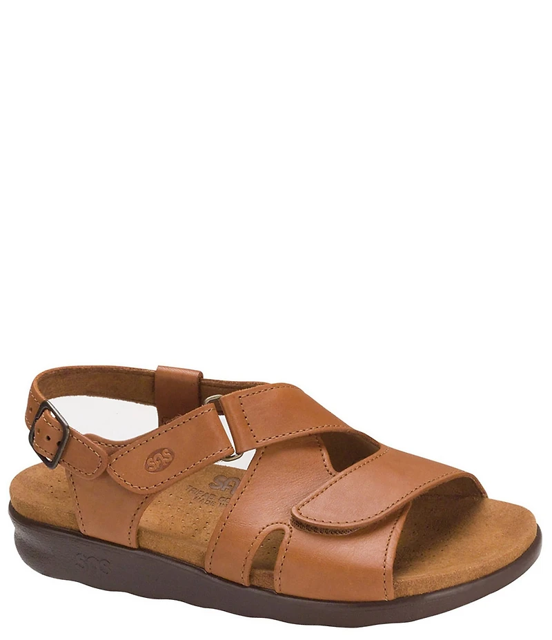 SAS Huggy Leather Sandals