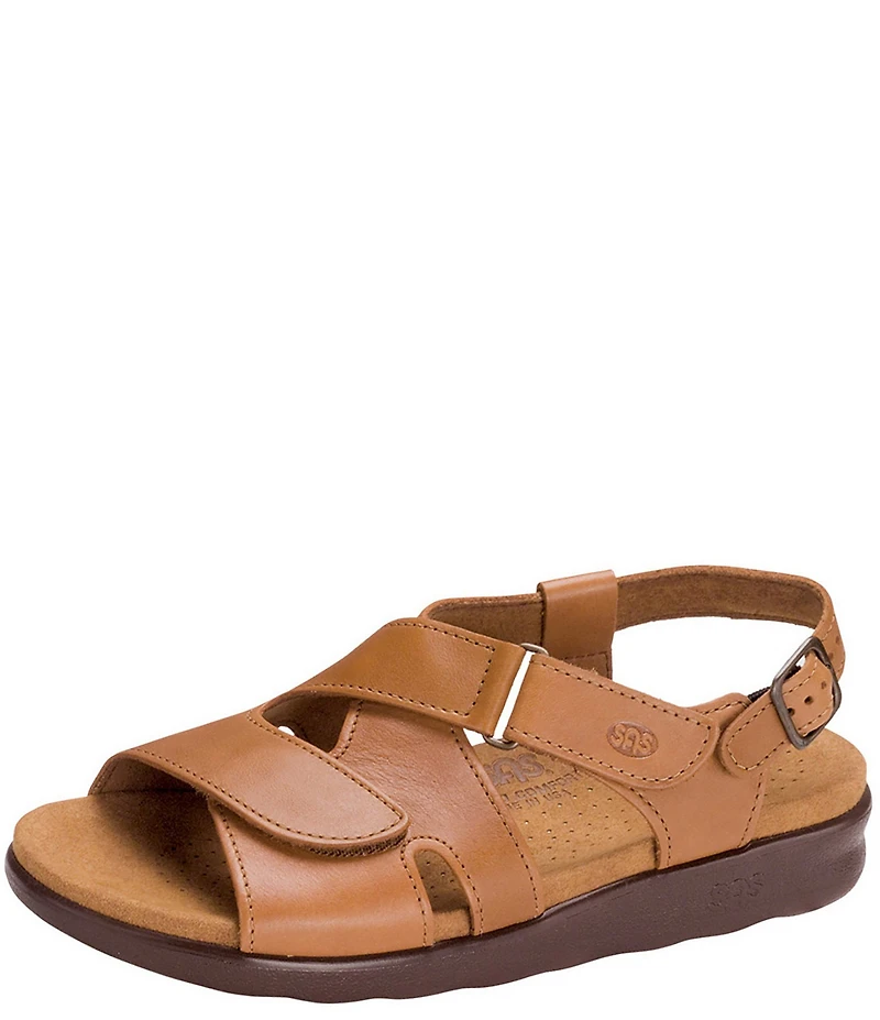 SAS Huggy Leather Sandals