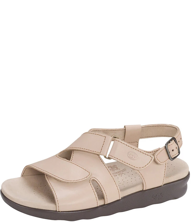SAS Huggy Leather Sandals