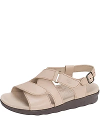 SAS Huggy Leather Sandals