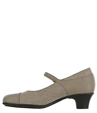 SAS Isabel Leather Kitten Heel Mary Jane Pumps