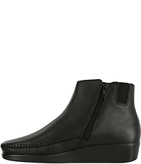 SAS Jade Leather Wedge Ankle Booties