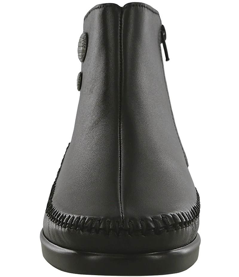 SAS Jade Leather Wedge Ankle Booties