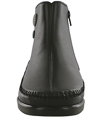 SAS Jade Leather Wedge Ankle Booties