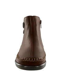 SAS Jade Leather Wedge Ankle Booties