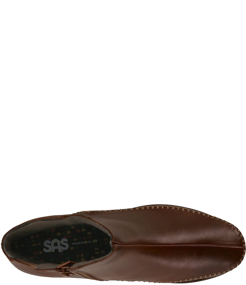 SAS Jade Leather Wedge Ankle Booties