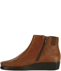 SAS Jade Leather Wedge Ankle Booties
