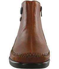 SAS Jade Leather Wedge Ankle Booties