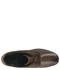 SAS Kich Nubuck Lace Up Ankle Wedge Booties