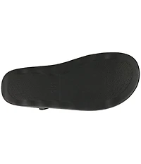 SAS Marina Leather Thong Wedge Sandals