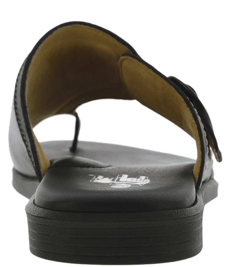 SAS Market Leather Toe Thong Sandals