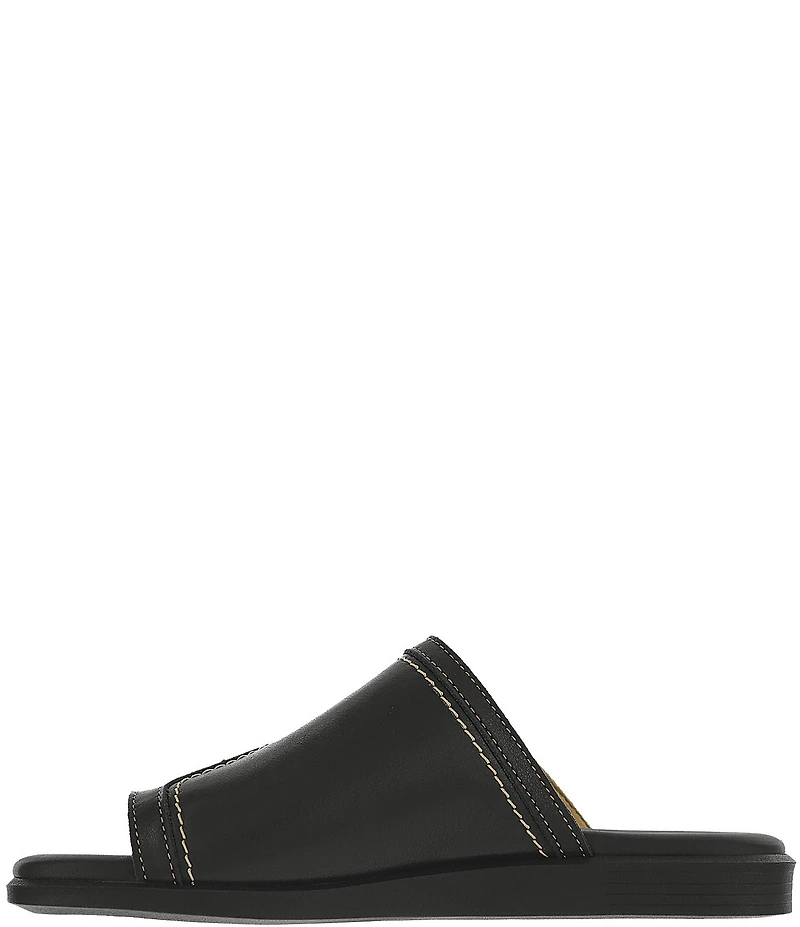 SAS Market Leather Toe Thong Sandals