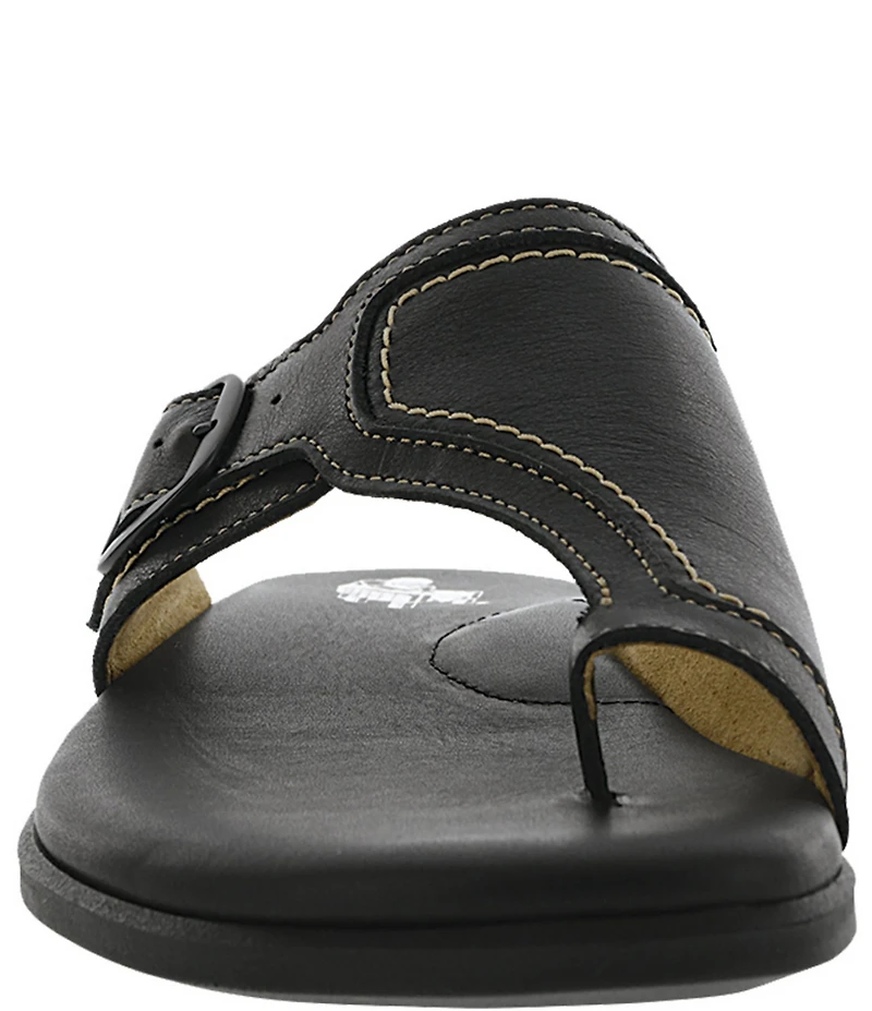 SAS Market Leather Toe Thong Sandals