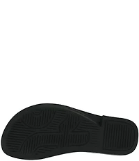 SAS Market Leather Toe Thong Sandals