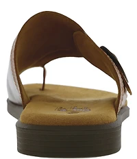 SAS Market Leather Toe Thong Sandals