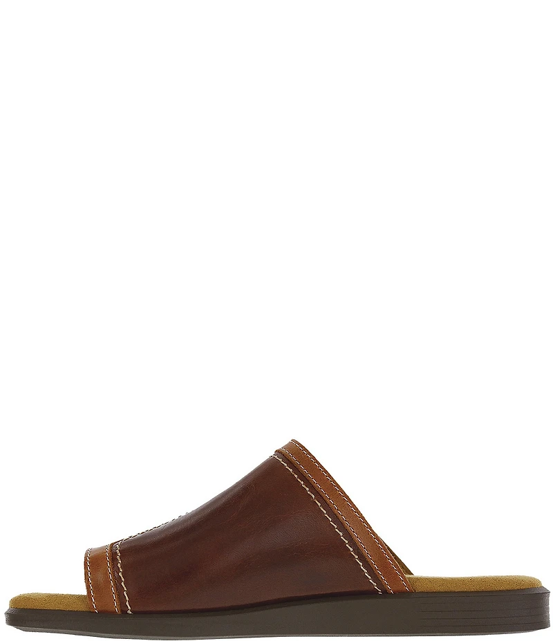 SAS Market Leather Toe Thong Sandals