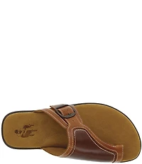 SAS Market Leather Toe Thong Sandals