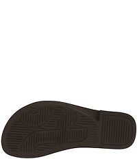 SAS Market Leather Toe Thong Sandals