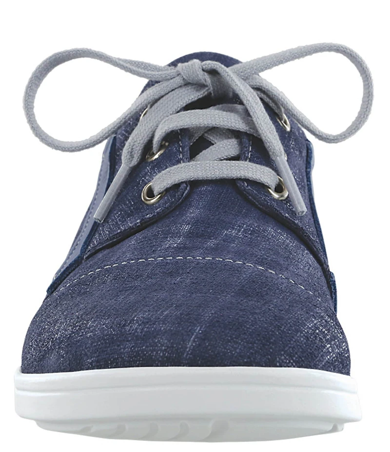 SAS Marnie Plaid Lace-Up Sneakers