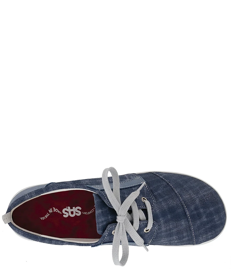 SAS Marnie Plaid Lace-Up Sneakers