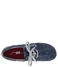 SAS Marnie Plaid Lace-Up Sneakers