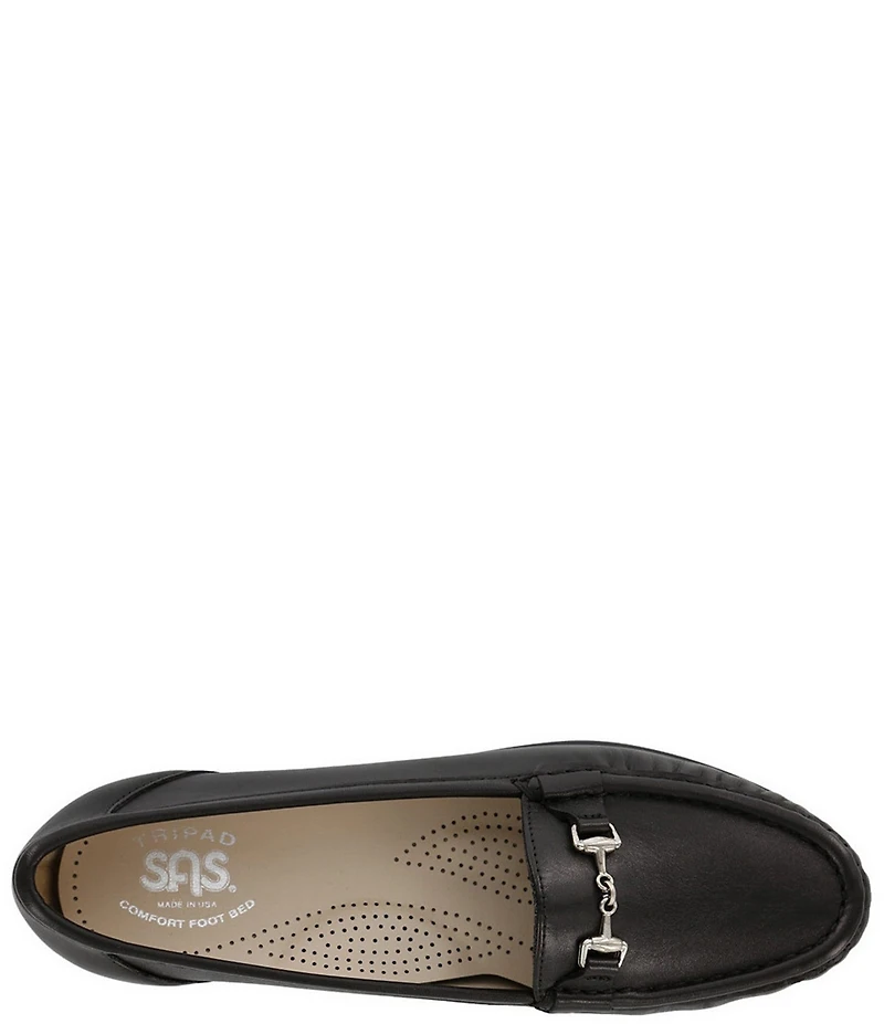 SAS Metro Leather Bit Buckle Loafers