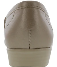 SAS Metro Link Leather Chain Detail Loafers