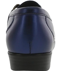 SAS Metro Link Leather Chain Detail Loafers