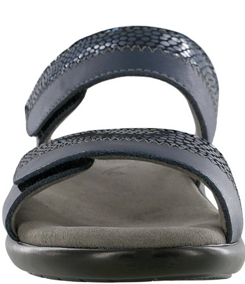 SAS Nudu Leather Dot Printed Leather Slides