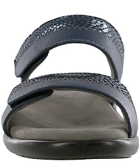 SAS Nudu Leather Dot Printed Leather Slides