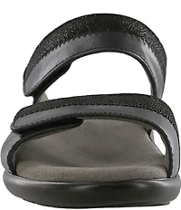 SAS Nudu Leather Dot Printed Leather Slides
