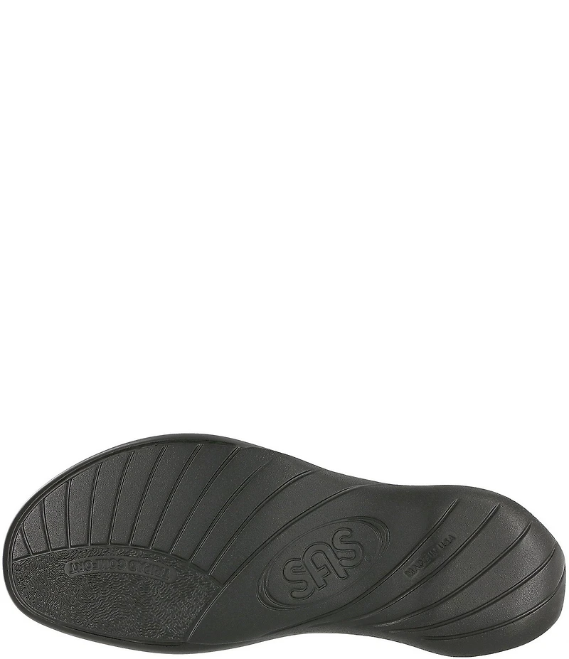 SAS Nudu Leather Dot Printed Leather Slides
