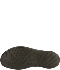 SAS Nudu Printed Leather Heel Strap Sandals