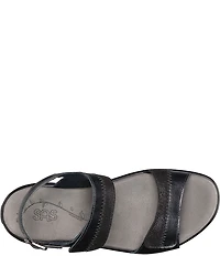 SAS Nudu Printed Leather Heel Strap Sandals