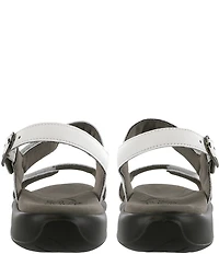 SAS Nudu Printed Leather Heel Strap Sandals