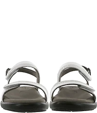 SAS Nudu Printed Leather Heel Strap Sandals
