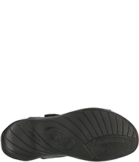 SAS Nudu Printed Leather Heel Strap Sandals