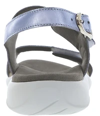 SAS Nudu Printed Leather Heel Strap Sandals