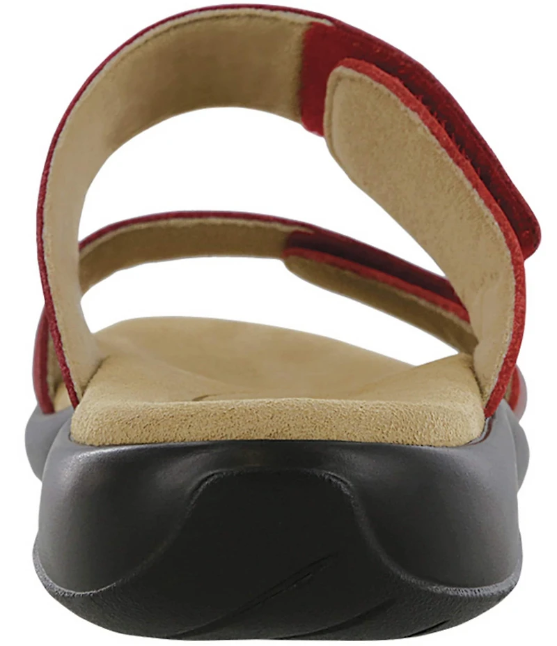 SAS Nudu Leather Printed Slide Sandals