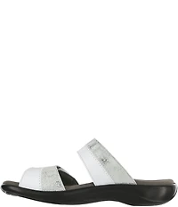 SAS Nudu Leather Printed Slide Sandals