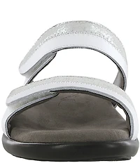 SAS Nudu Leather Printed Slide Sandals