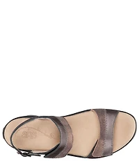 SAS Nudu Two-Toned Leather Heel Strap Sandals