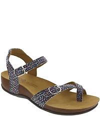 SAS Pampa Leather Ankle Wrap Sandals