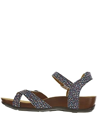 SAS Pampa Leather Ankle Wrap Sandals