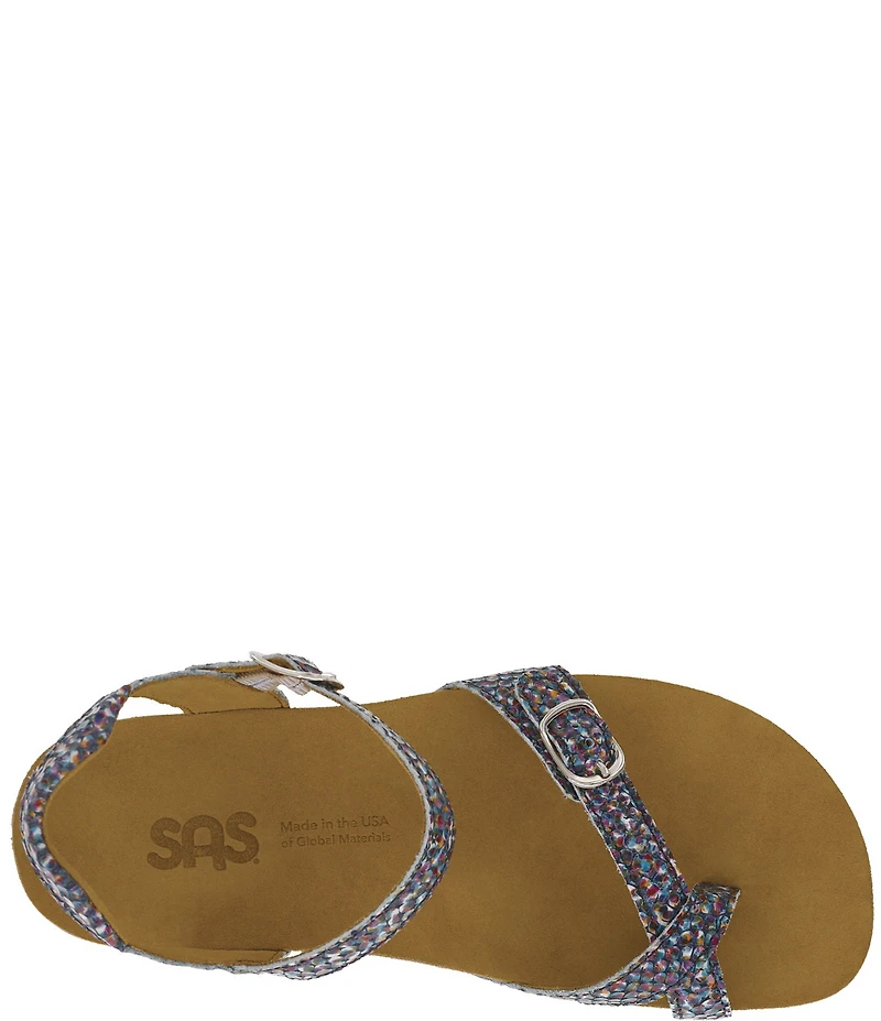 SAS Pampa Leather Ankle Wrap Sandals