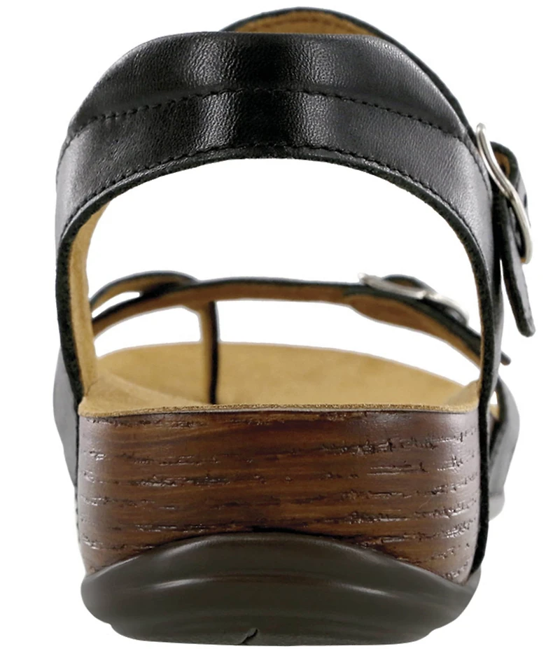 SAS Pampa Leather Ankle Wrap Sandals