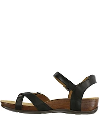 SAS Pampa Leather Ankle Wrap Sandals