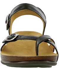 SAS Pampa Leather Ankle Wrap Sandals